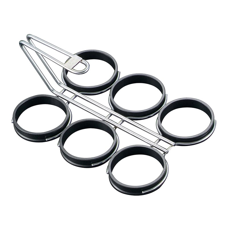 まんまる目玉焼リング 6個焼用(テフロン加工)大 1個(ご注文単位1個)【直送品】