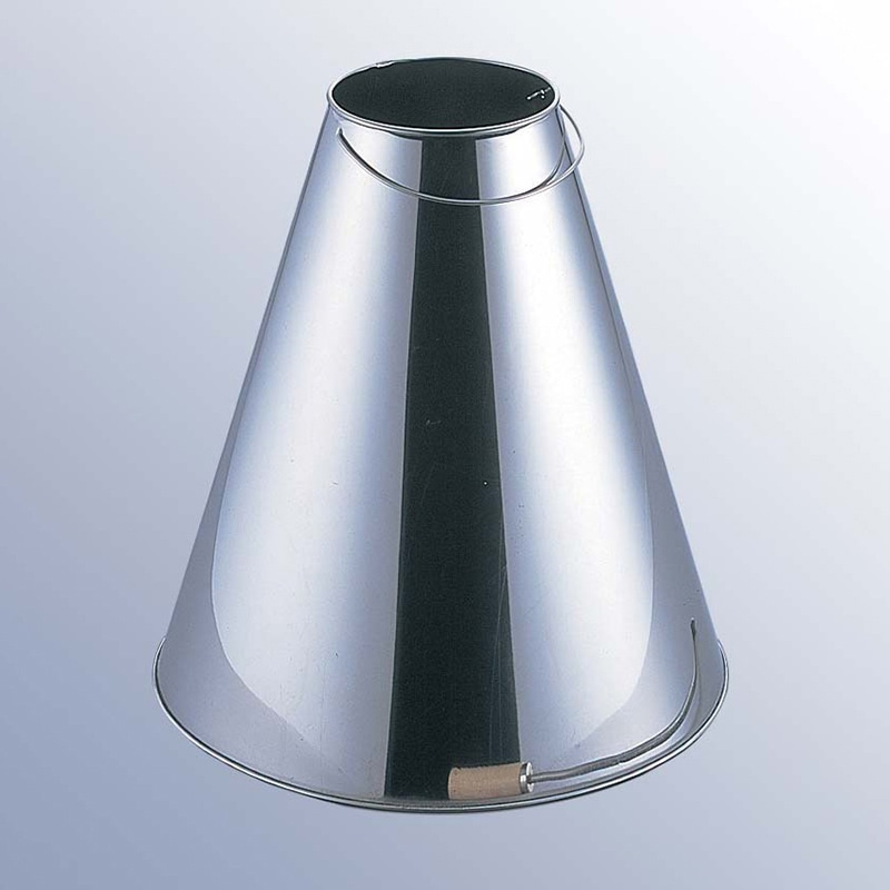 ステンレス 炭起こし用 えんとつ 中(21cm用) 1個(ご注文単位1個)【直送品】