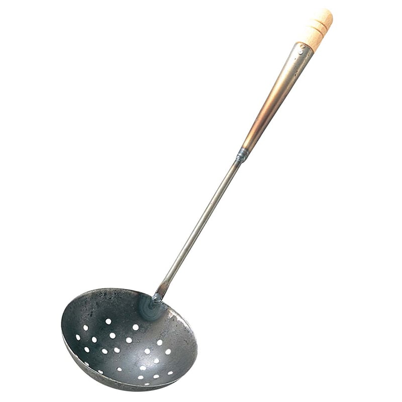 鉄 穴明 中華お玉 小 1個(ご注文単位1個)【直送品】