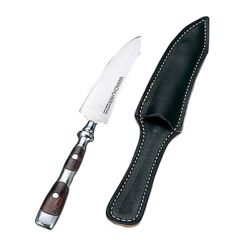 YAステンレスロイヤルフルーツナイフ小(皮ケース付) 1個(ご注文単位1個)【直送品】