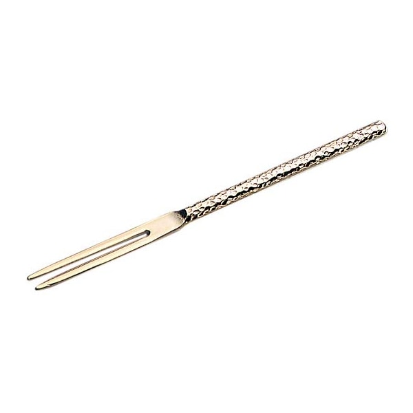 オードブルピン　槌目　フォーク型　金   1個（ご注文単位1個）【直送品】