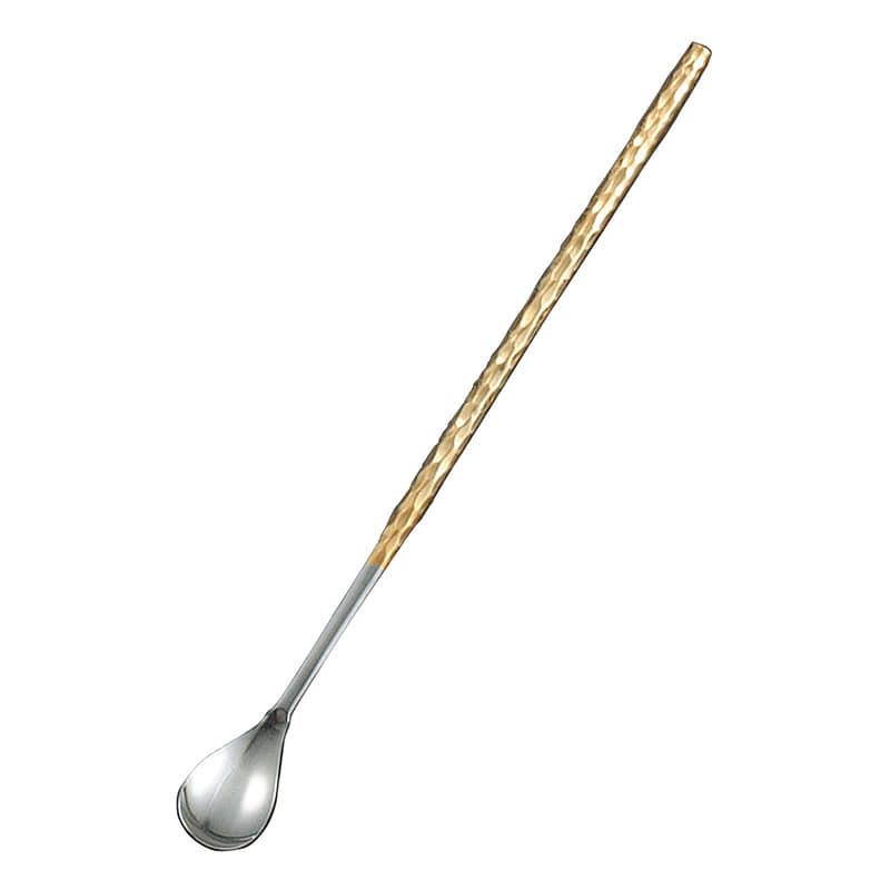 18-8(部分金メッキ付)ツチ目 マドラー 1個(ご注文単位1個)【直送品】