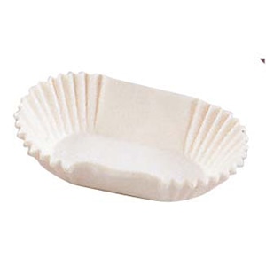 グラシンケース（1000枚入）9号　小判型　白   1個（ご注文単位1個）【直送品】