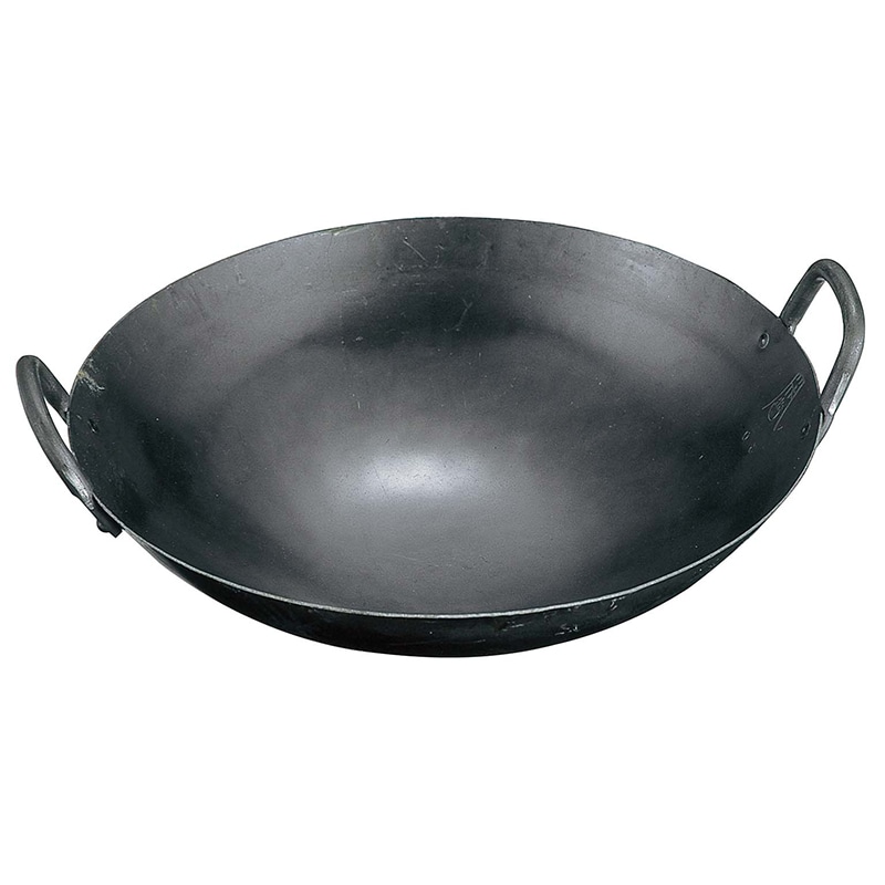 山田　鉄　打出　中華両手鍋 54cm（板厚1.6mm）  1個（ご注文単位1個）【直送品】