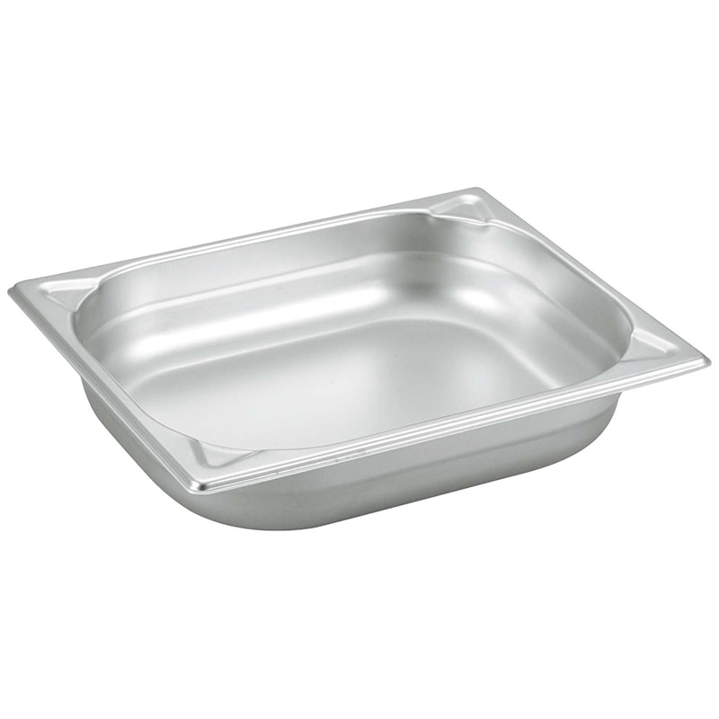 プロシェフ 18-8 GNパン補強重なり防止付 1/2 65mm 1個(ご注文単位1個)【直送品】