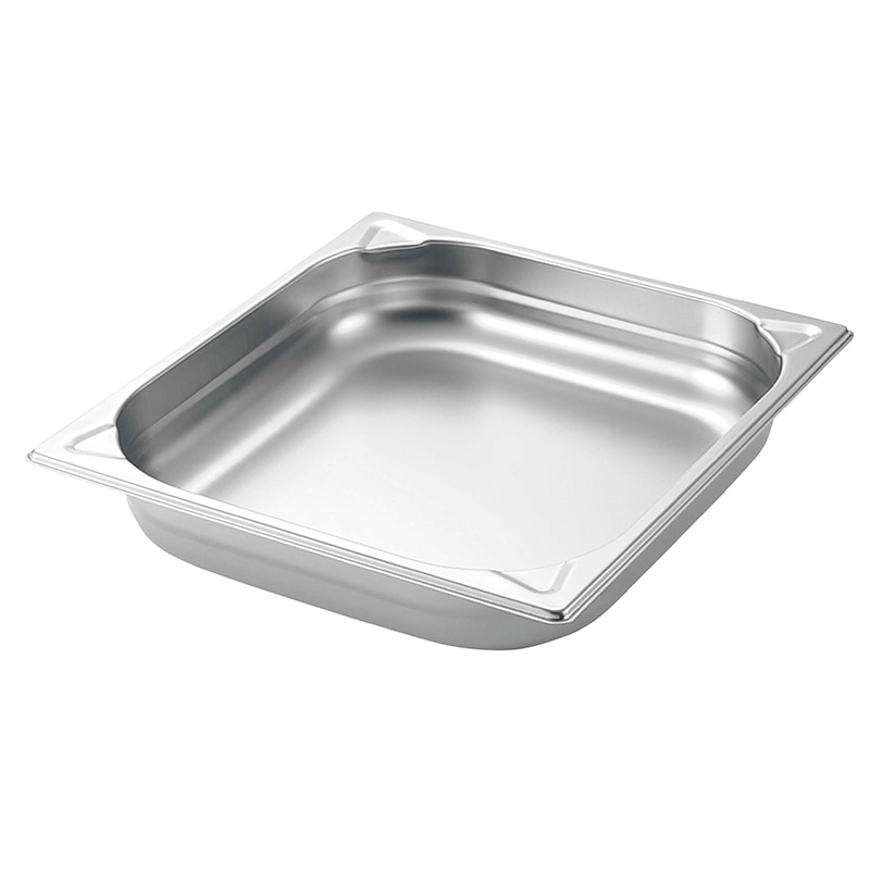 プロシェフ 18-8 GNパン補強重なり防止付 2/3 100mm 1個(ご注文単位1個)【直送品】