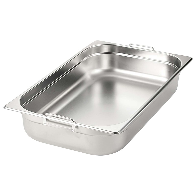 EBM 18-8 ガストロノームパン Wハンドル 1/2 H100mm 1個(ご注文単位1個)【直送品】