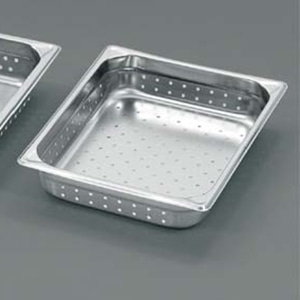 EBM 18-8 穴明ホテルパン補強重なり防止付 1/2 65mm 2122PF 1個(ご注文単位1個)【直送品】