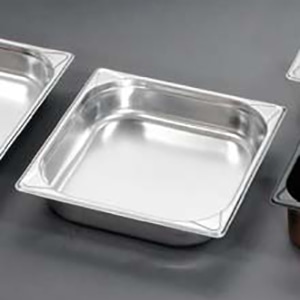 EBM 18-8 ガストロノームパン補強 重なり防止付 1/2 200mm 1個(ご注文単位1個)【直送品】