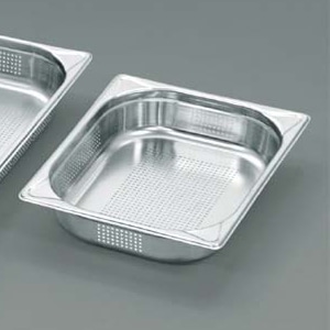 EBM 18-8 穴明ガストロノームパン補強 重なり防止付 1/2 65mm 1個(ご注文単位1個)【直送品】