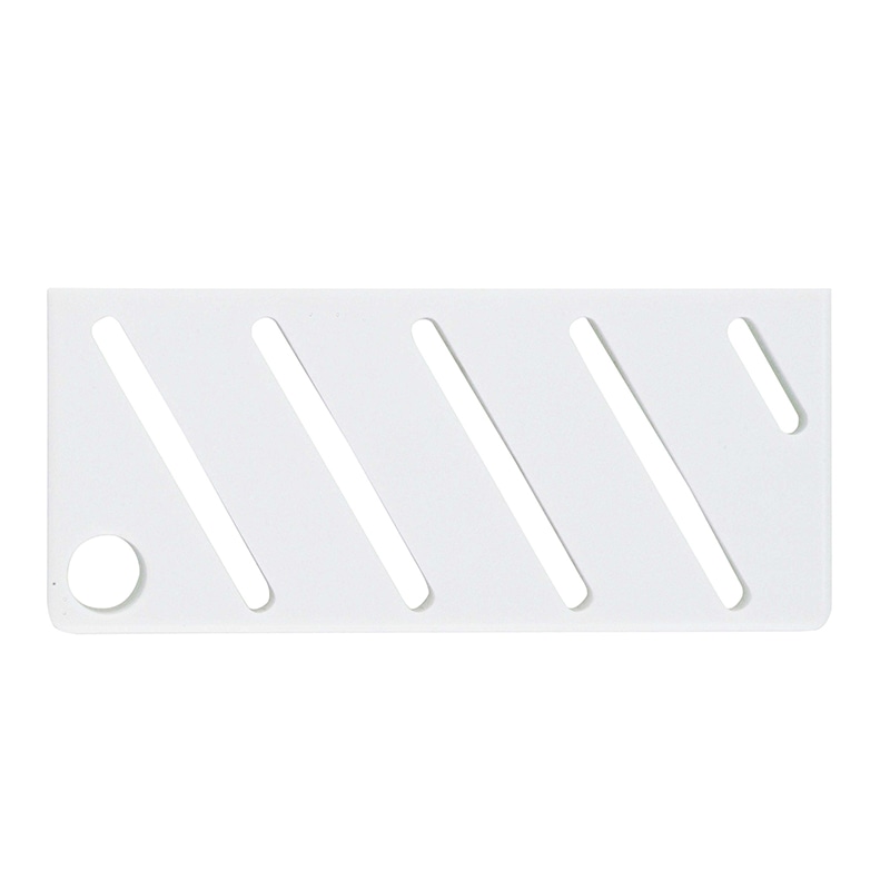 HACCP庖丁差用カラープレート A (斜)タイプ ホワイト 1個(ご注文単位1個)【直送品】