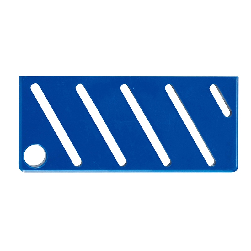 HACCP庖丁差用カラープレート A (斜)タイプ ブルー 1個(ご注文単位1個)【直送品】