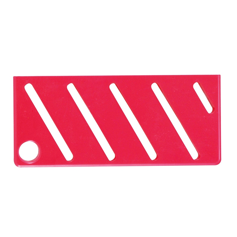 HACCP庖丁差用カラープレート A (斜)タイプ レッド 1個(ご注文単位1個)【直送品】