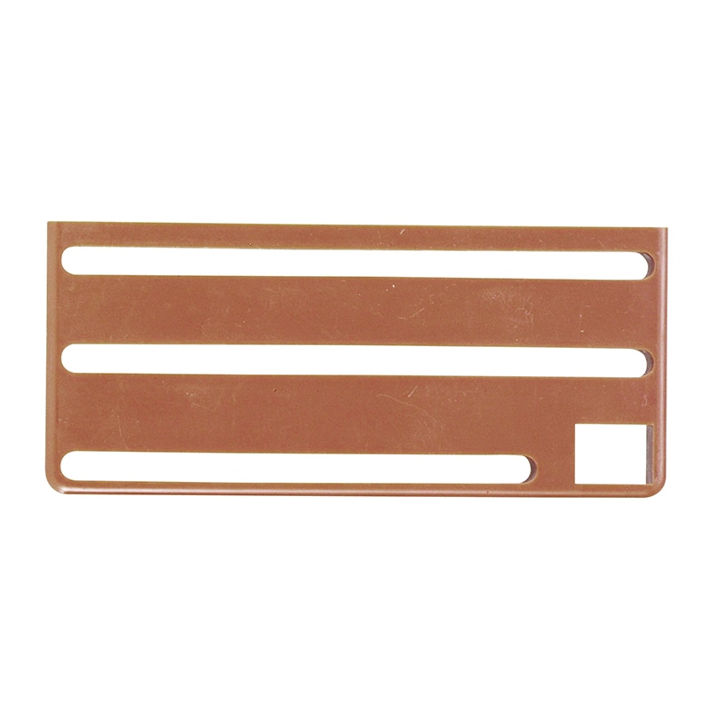 HACCP庖丁差用カラープレート B (横)タイプ ブラウン 1個(ご注文単位1個)【直送品】