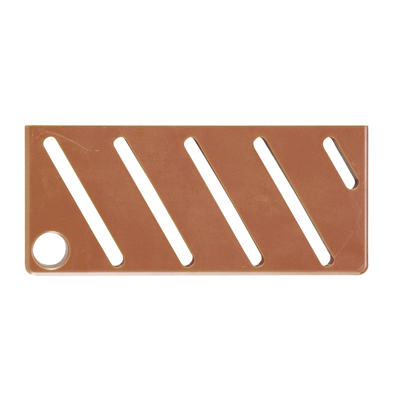 HACCP庖丁差用カラープレート A (斜)タイプ ブラウン 1個(ご注文単位1個)【直送品】