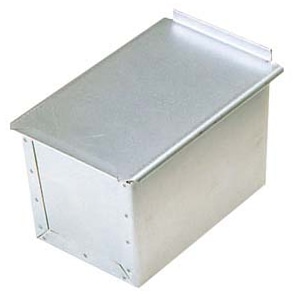 アルタイト食パンケース1斤深型蓋付185×95×90 1個（ご注文単位1個）【直送品】