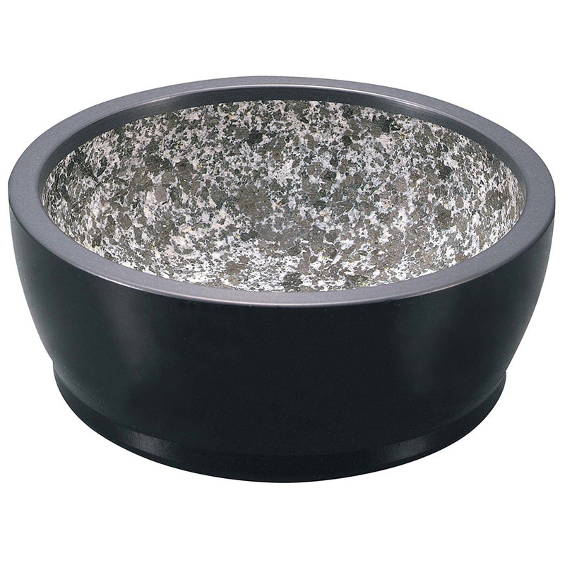 ハードコート　石焼ビビンバ アルミ枠付（艶消ブラック）19cm  1個（ご注文単位1個）【直送品】