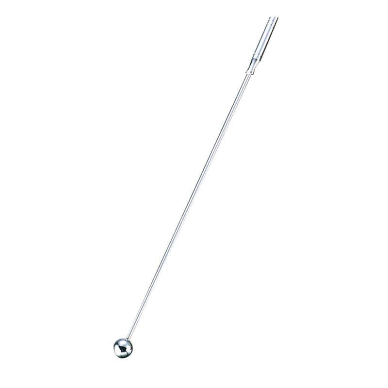 18-0　リーゼ　マドラー　シルバー（銀メッキ付）   1個（ご注文単位1個）【直送品】