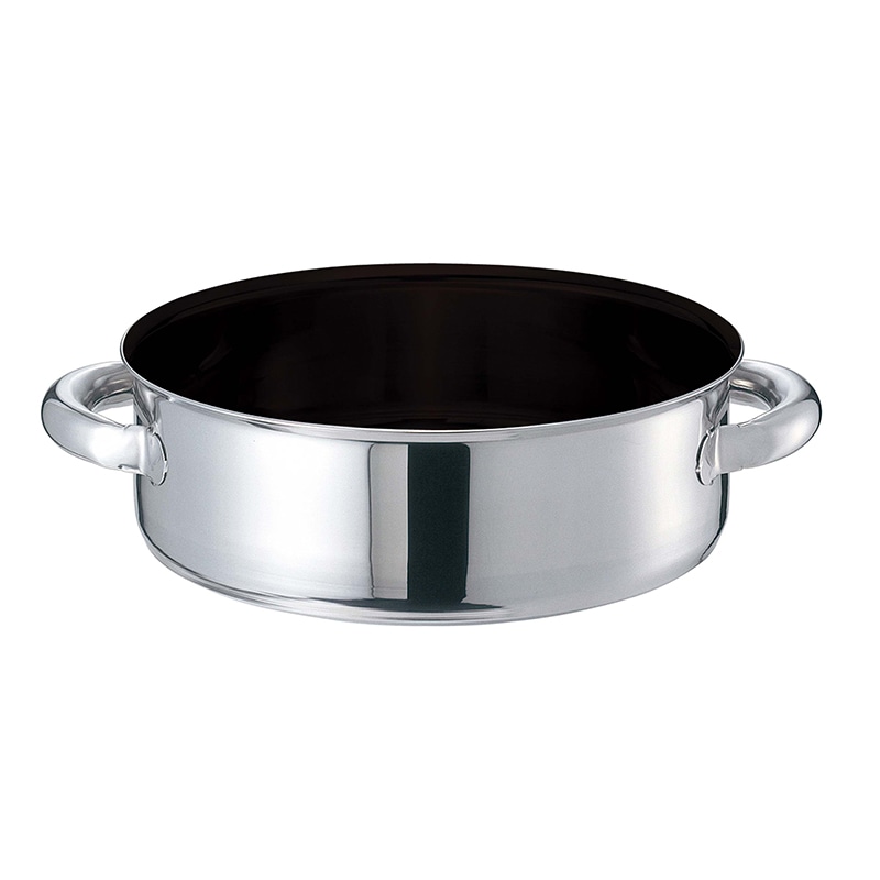 EBM モリブデンジ2プラス 外輪鍋 42cm 蓋無 ノンスティック 1個(ご注文単位1個)【直送品】