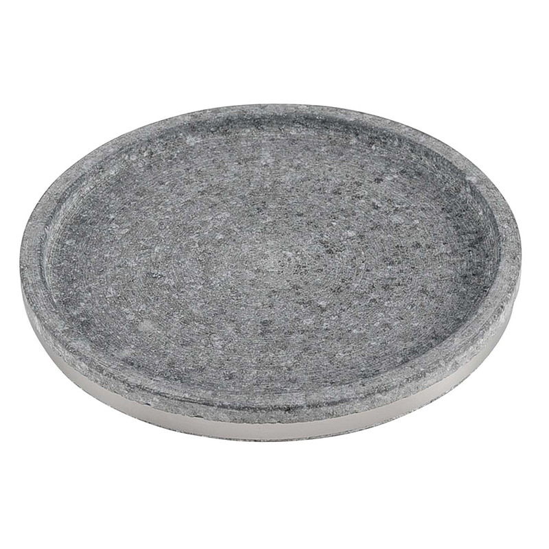 長水　遠赤　石焼ステーキ＆ピザプレート 補強リング付　22cm  1個（ご注文単位1個）【直送品】