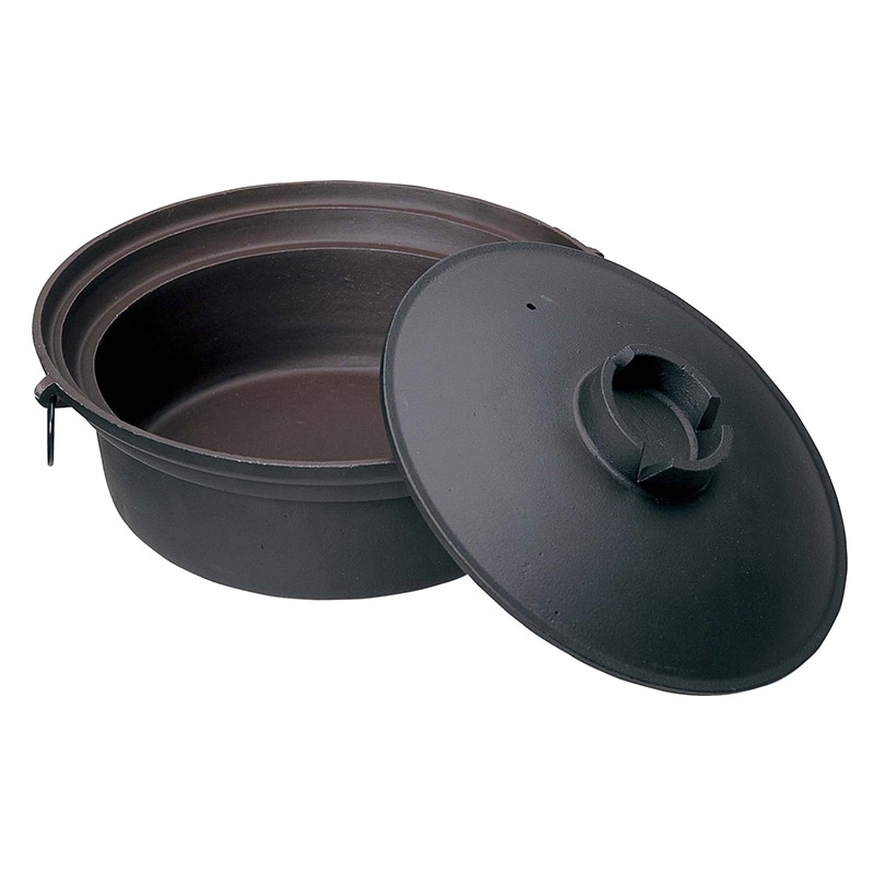 アルミ合金しゃぶ鍋　共蓋付   1個（ご注文単位1個）【直送品】