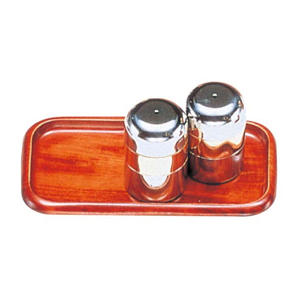 木製 カスタートレー(さくら ウレタン塗装) SB-606 中 1個(ご注文単位1個)【直送品】