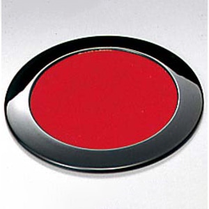 和風　月見　コースター　黒／内赤   1個（ご注文単位1個）【直送品】