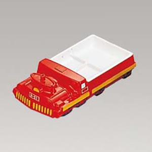 メラミン ランチ皿 D-51 赤 1個(ご注文単位1個)【直送品】