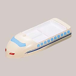 メラミン ランチ皿 ニュー新幹線 アイボリー 1個(ご注文単位1個)【直送品】