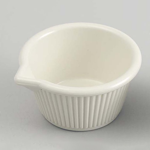 ジェスナー　口付ラメキン（メラミン）0388A ボーン　4oz  1個（ご注文単位1個）【直送品】