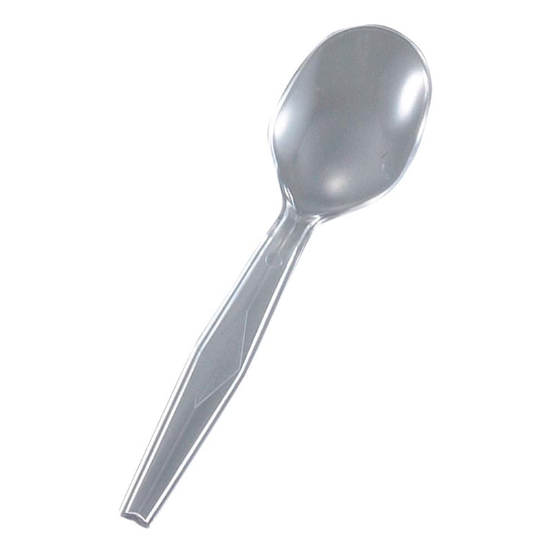 使い捨て 中スプーン(A) 透明(1000入) 07012 1個(ご注文単位1個)【直送品】