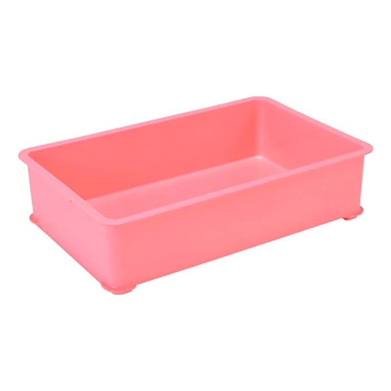 EBM　PPカラー番重　B型 小　ピンク（サンコー製）  1個（ご注文単位1個）【直送品】