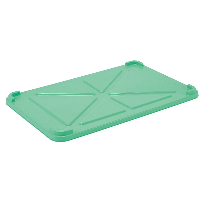 EBM　PPカラー番重　蓋 特大　グリーン（サンコー製）  1個（ご注文単位1個）【直送品】