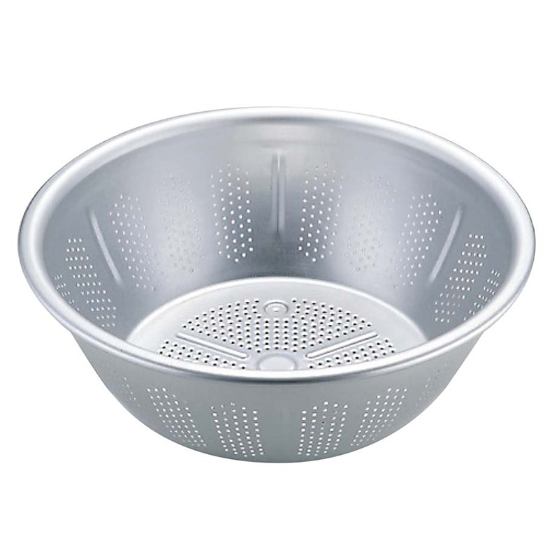 アルマイト　水切ザル　38cm   1個（ご注文単位1個）【直送品】