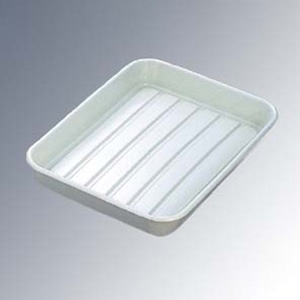 プリンスバット　白　ABS樹脂 425×315×H55  1個（ご注文単位1個）【直送品】