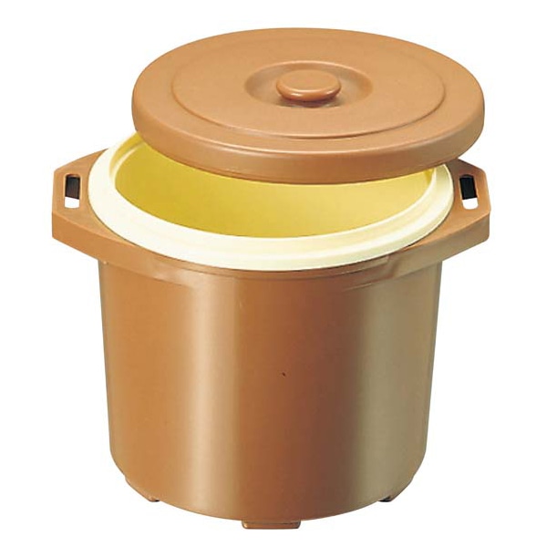 プラスチック　保温食缶　ごはん用 DF-R2　小　D／B  1個（ご注文単位1個）【直送品】