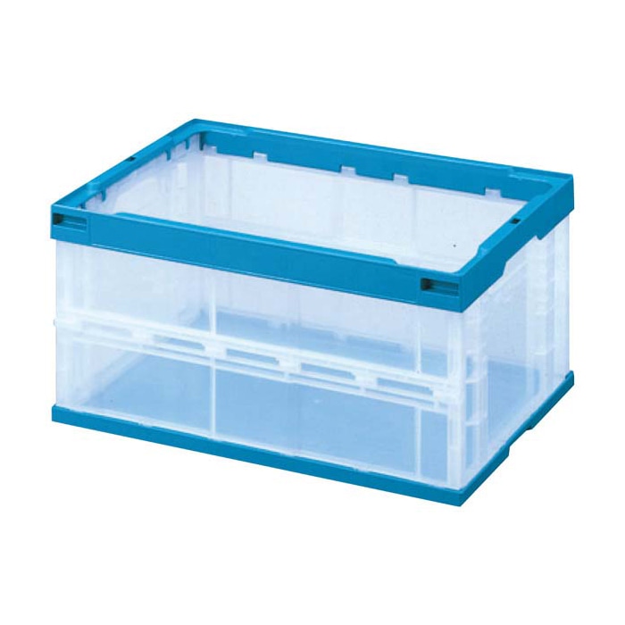 セキスイ 折りたたみ式 コンテナー 透明 OC-30L-CB 1個(ご注文単位1個)【直送品】