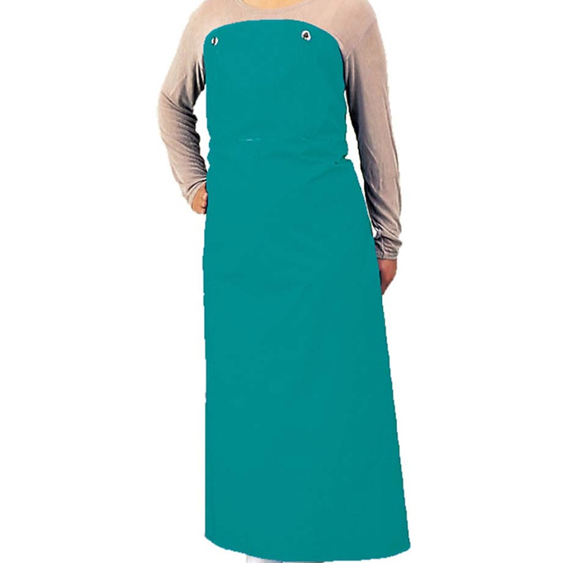 ワンタッチ防水 エプロン グリーン 900×1150 1個(ご注文単位1個)【直送品】