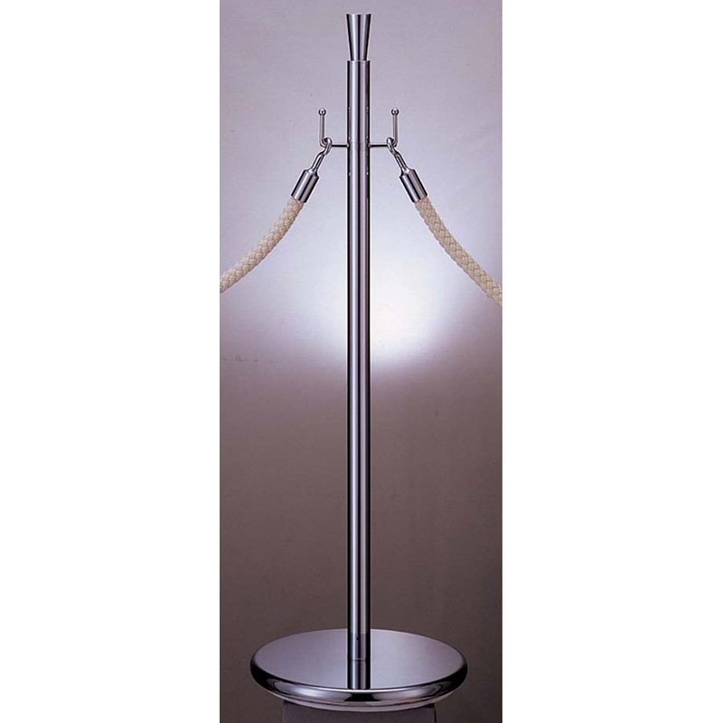 フロアガイドポール GY-40C-38C H90 クローム 1個(ご注文単位1個)【直送品】