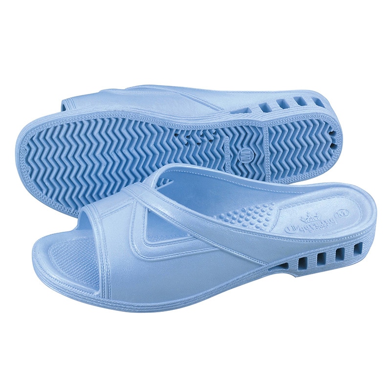 抗菌婦人用サンダル カナリア ライトブルー NO.110 M 1個(ご注文単位1個)【直送品】