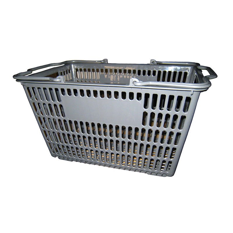 ショッピングバスケット F-101 ダークグレー 1個(ご注文単位1個)【直送品】