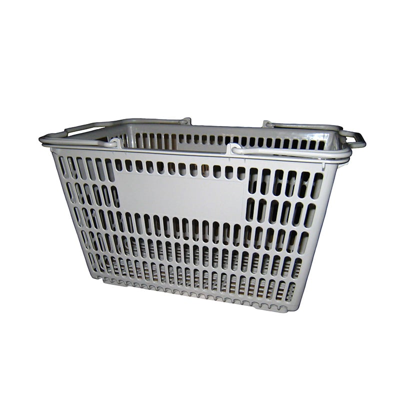 ショッピングバスケット F-101 ライトグレー 1個(ご注文単位1個)【直送品】