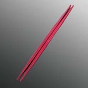 Reプラ卵中箸 23cm 赤(PPS製) 1個(ご注文単位1個)【直送品】