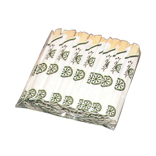 割箸　草矢車仕入　元禄　100膳入   1束（ご注文単位1束）【直送品】