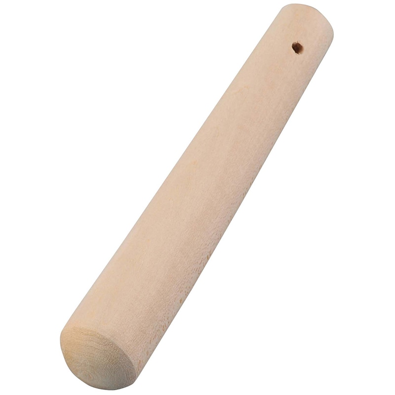 EBM　シナ材　当り棒（すりこぎ棒）30cm   1個（ご注文単位1個）【直送品】