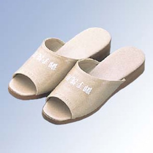 御手洗用 スリッパ SS-106TL(茶厚底) ベージュ(06) 1個(ご注文単位1個)【直送品】