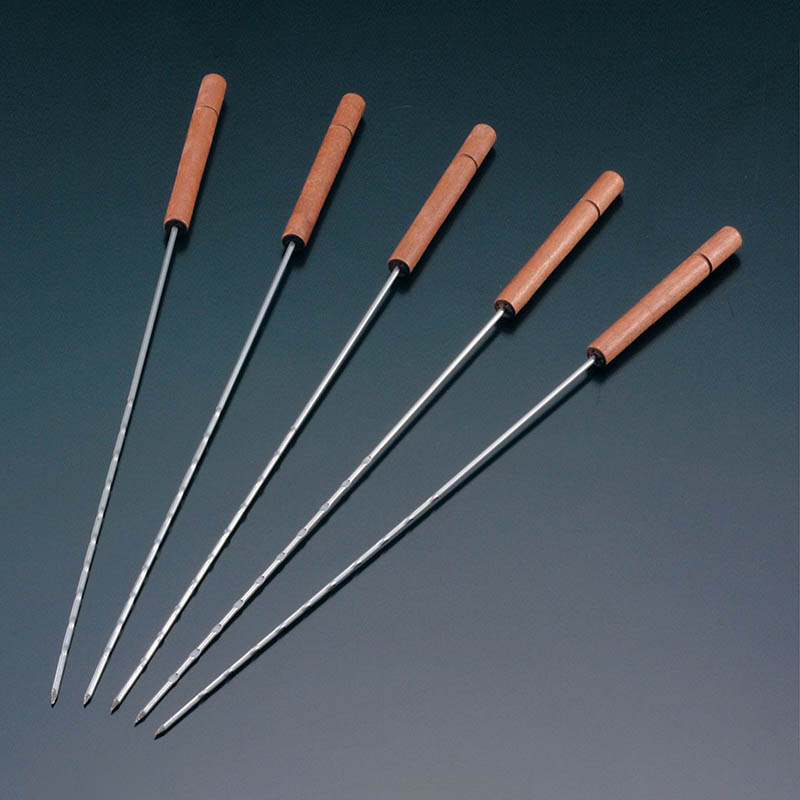 木柄 レジャー串 5本組 1個(ご注文単位1個)【直送品】