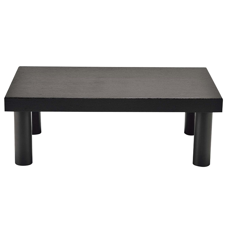 木製 システム ディスプレイスタンド ハイタイプ ダークブラウン 1個(ご注文単位1個)【直送品】