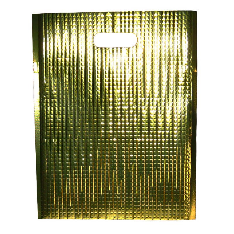 保冷・保温バッグ エスケークール ゴールド (10枚入)LC-S 1袋(ご注文単位1袋)【直送品】