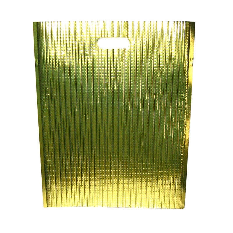 保冷・保温バッグ エスケークール ゴールド (10枚入)LC-L 1袋(ご注文単位1袋)【直送品】